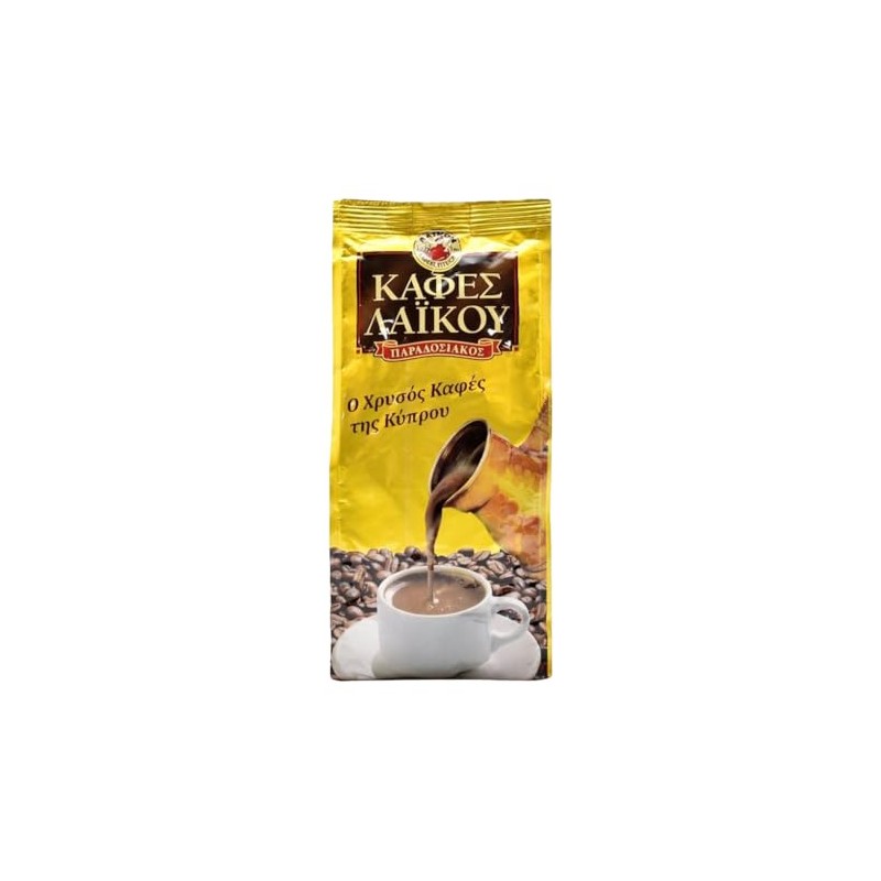 Laikou Ground Coffee Laiko GOLD Traditional Cyprus Greece 100% Arabica