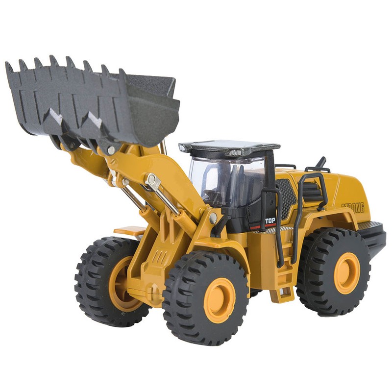 1:50 Alloy Wheel Loader Model Engineering Construction High Simulation Car