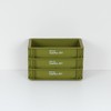 KBDcraft Stackable Storage Bin - Heavy-Duty Plastic Organizer Box and