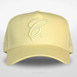 Vintage Fashion Trucker Hat | Men & Women | Embroidered Western Trendy Baseball Caps | Country Cute Retro Hats for Cowgirls & Cowboys | Camo Red Cotton | Snapback Hat (Signature C. | Butter Yellow)