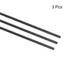 sourcing map Pack of 3 Carbon Fibre Rod for RC