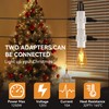 Enhon 2 Pack Light Socket Outlet Adapter, 2/3 Prong Light