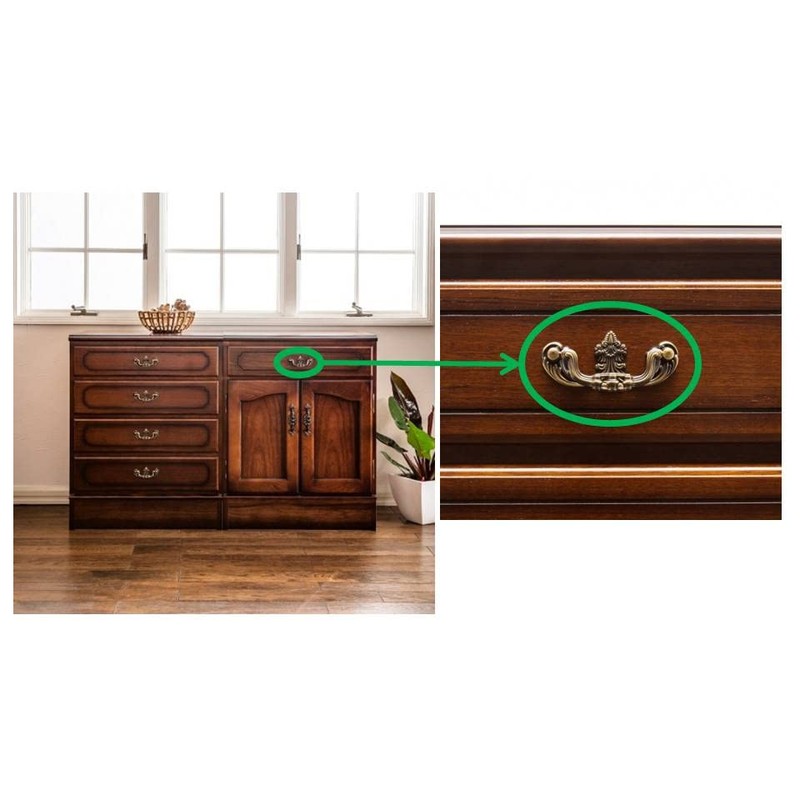 Karimoku KK9002-01 Colonial Drawer Handle (German Can), 1 Piece