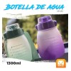 Maíz Botella Cilindro Agua Deportiva Motivacional Multicolor 1.3l
