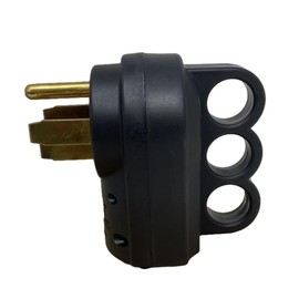 Rugged Trail Products 50 Amp Heavy-Duty RV Replacement Male Plug - 125/250V, 8AWG/3C+6AWG/1 Compatible, Easy Install, Wide Grip Handle