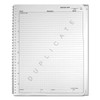 BookFactory Carbonless Lab Notebook (Scientific Ruled Format), 50 Sets of