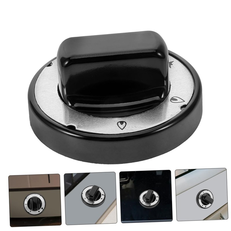 iplusmile 2pcs High Temperature Resistant Gas Grill Knobs Cooker Control