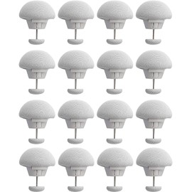 Fifod 16 Piece Duvet Clips, Anti-Slip Bed Sheet Clips, Cute, Futon Fixers, Needles, Mushroom Shape, Sheets