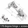 Generic 170 Degree Hidden Door Hinge - Concealed Cabinet Hinge