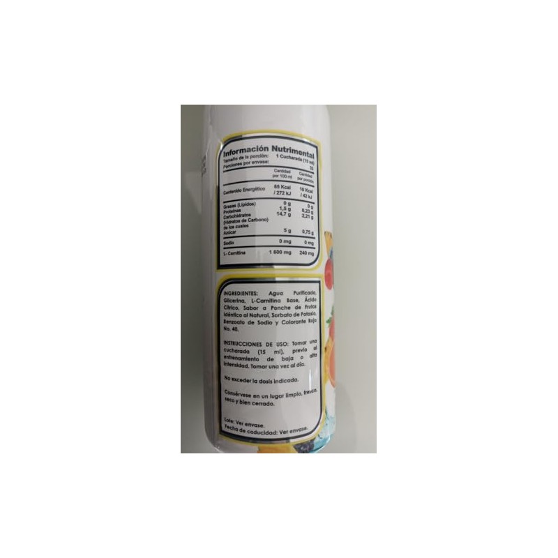 L-Carnitina Liq. Ultra 500 ml ponche de frutas