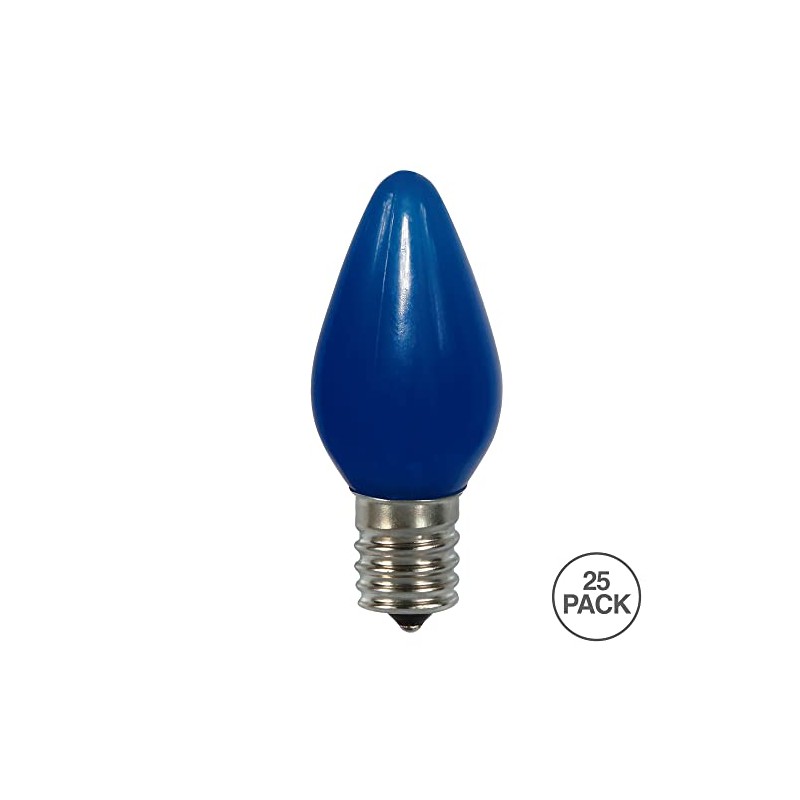 Vickerman C7 Ceramic LED Blue Bulb, Package of 25
