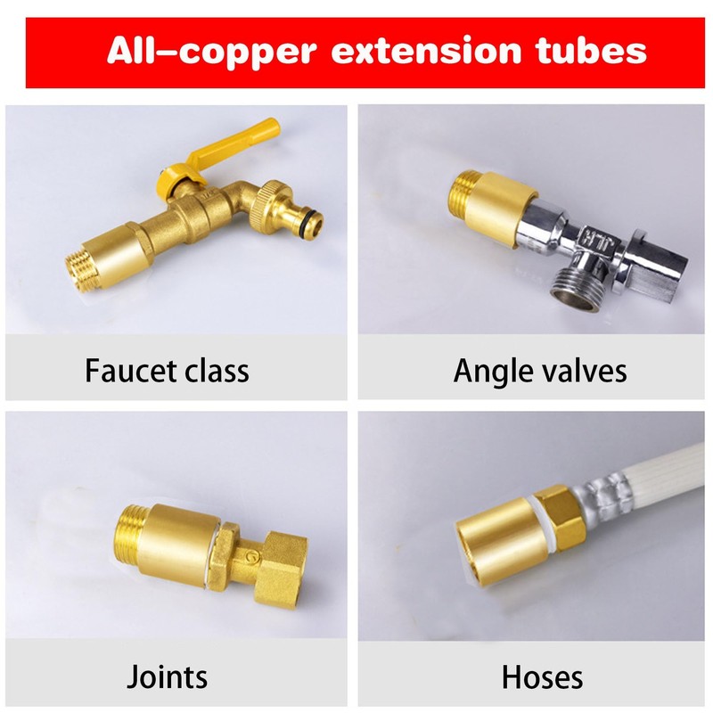 Tap Extension G1/2 Inch x 30 mm, Pack of 2
