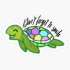 Turtle Bumper Sticker Vinyl Decal 5"