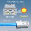 Cable Matters - Paquete de 100 conectores RJ45 blindados Cat