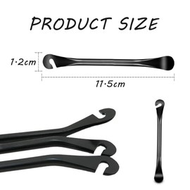 4 PCS Bike Tire Lever, Carbon Steel Bike Tyre Levers, Spoon Portable Bicycle Tire Levers, Tyre Spoon Iron Changing Tool for Emergency Repairs, Cycling Trips & Home Maintenance