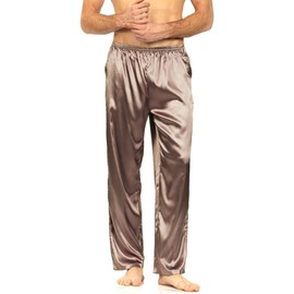 YIMANIE Men's Silk Pajama Pant Comfy Soft Lounge Sleep Pants