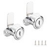 Qrity 2 Pcs Cabinet Lock, Mailbox Lock for Single Doors,