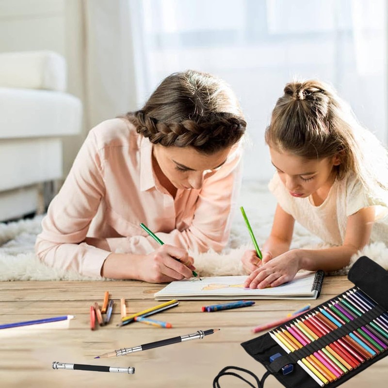 SEPWGUMD Premium Quality Pencil Case - Brush Bag and Rolling
