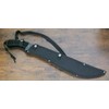 Tattva Tactical 21” Machete Black Medium Size Sawback Full Tang
