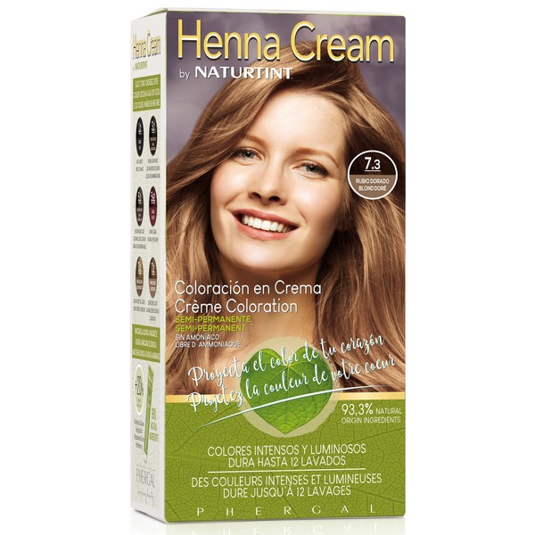 Naturtint Henna Cream Semi-Permanent Colouring Cream without Ammonia + 90%