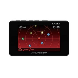 Yupiteru LS100 Radar Detector with Esferic Lens Compatible with Laser Light Reception 3.2 Inch LCD