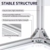 4pcs 200mm 2040 V-슬롯 압출 알루미늄 프로파일 3D 프린터 프레임용