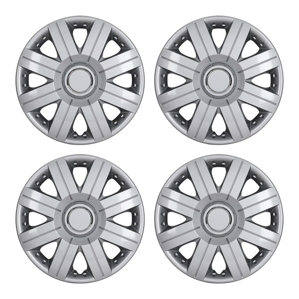 Wolfx 14" Wheel Covers Snap On Full Hub Caps fit