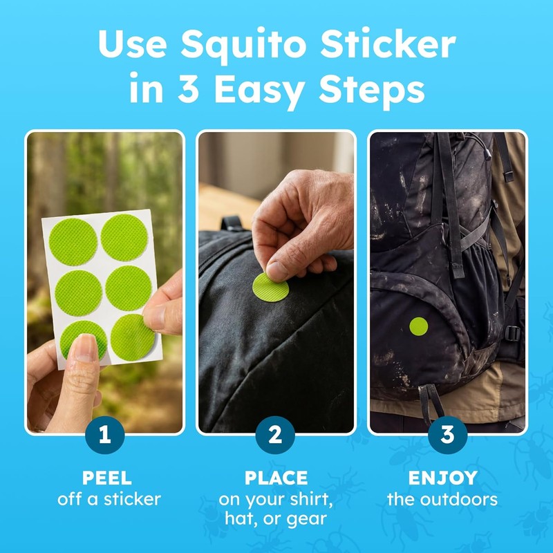 BugMD Squito Stickers Mosquito Repellent Patch Stickers for Adults (78