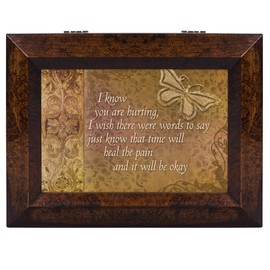 Cottage Garden Time Will Heal Amber Digital Music Box Plays My Wish