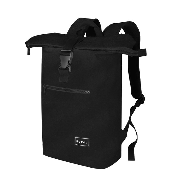 ROTOT Roll Top Travel Backpack, 22L High Volume Laptop Bag