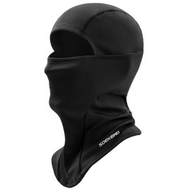 SoeKewo Balaclava Winter Balaclava Fleece Warm Ski Mask Breathable Balaclava for Motorcycle Bicycle Skiing Men and Women, black
