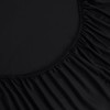 Utopia Bedding Double Fitted Sheet, Black - 12 Inch (30cm)
