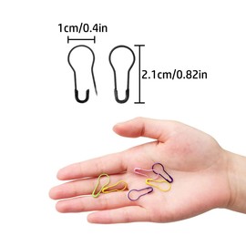 Bulb Safety Pin, 300 Pcs Multicolor Metal Pins Marker Tag Pins Calabash Pins with Storage Box for DIY Sewing Making, Clothing, Craft Making, Marker(10 Colors)