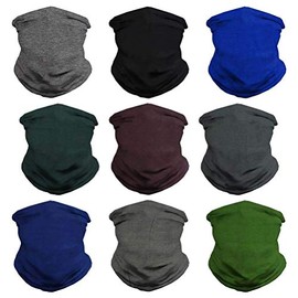 Headband Bandana Head Wrap Scarf Neck Warmer Headwear Balaclava for Sports (LE-9)