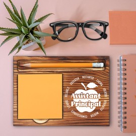 Assistant Principal Appreciation Gifts Birthday Gifts, Best Gifts for Assistant Principals, School Leadership Gifts, Thank You Gifts for Assistant Principal Self-Stick Note Pad Holder-LBB33