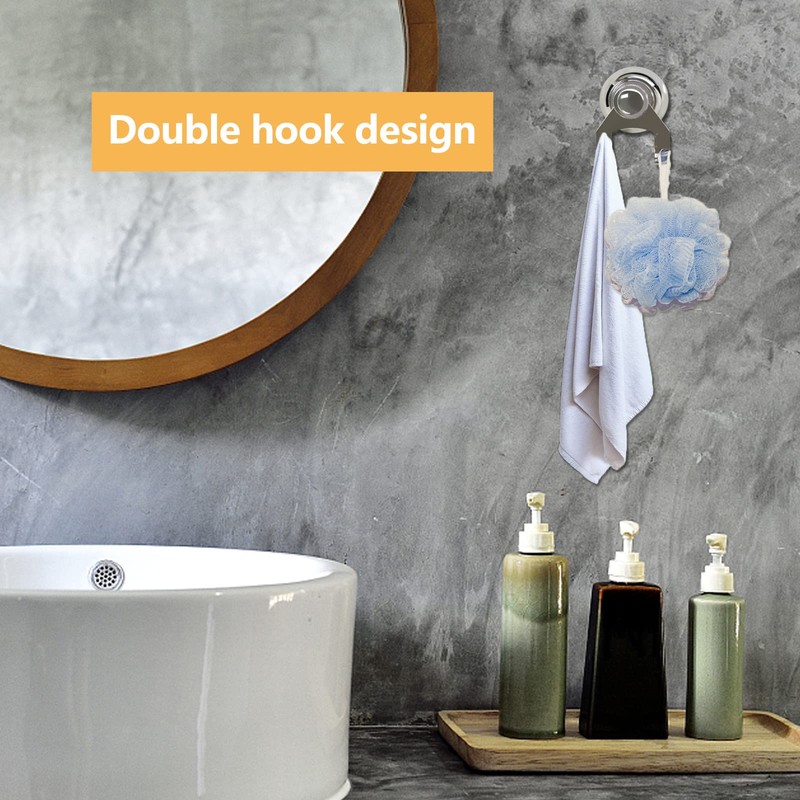 Zindoo Shower Squeegee Special Suction Hook for Wall Hanging No