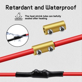 PRECIHW 10 Sets 80A Quick Wiring Connection Terminal, 6 AWG Wire Connector Nut Kit, Splicing Quick Wiring Connection Terminal, Circuit Connector Conductor Screw Connector Kit