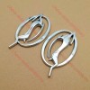 Truckemblems 2pcs Silver Impala Flying Left Right Side Pillar Emblem