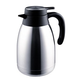 Chef’s Supreme Commercial Coffee Carafe – 1.5L Capacity (50oz), Stainless Steel Housing with Double Layer Thermal Interior Keeping Beverages Hot for Hours.