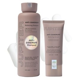 Jupiter Champú y Suero Anticaspa para Mujeres y Hombres - Formulado Por Dermatólogos para Cuero Cabelludo Escamoso, Con Comezón, Graso y Seco, Sin Sul