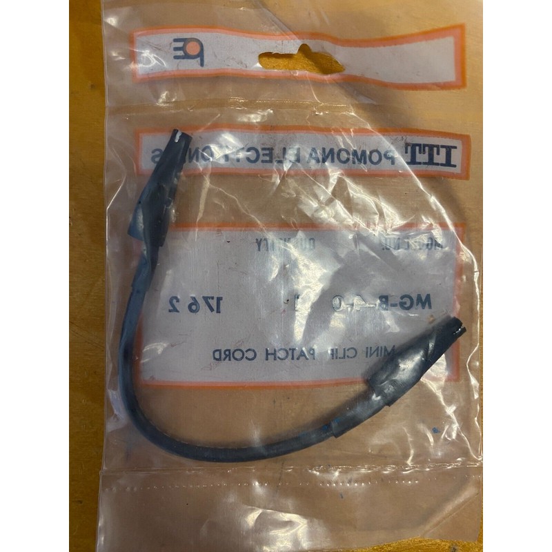 Pomona ITT pomona electronics model MG-B-4-0 1762 mini clip patch
