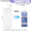 Wogomz Car Handicap Placard Holder, Ultra Transparent Disabled Parking Permit
