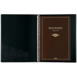 Raymay Fujii QE1126B Loose Leaf Binder Business Slim A4 Black