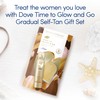 Dove Time to Glow and Go Gradual Self-Tan Gift Set