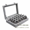 SPIEA 24 Compartment Accessory Box Velvet Jewelry Case Earring Ring