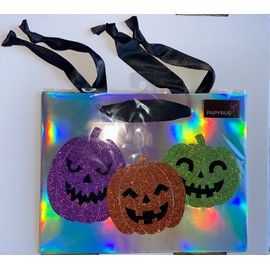 Papyrus Gift Bag - Glittered Pumpkins