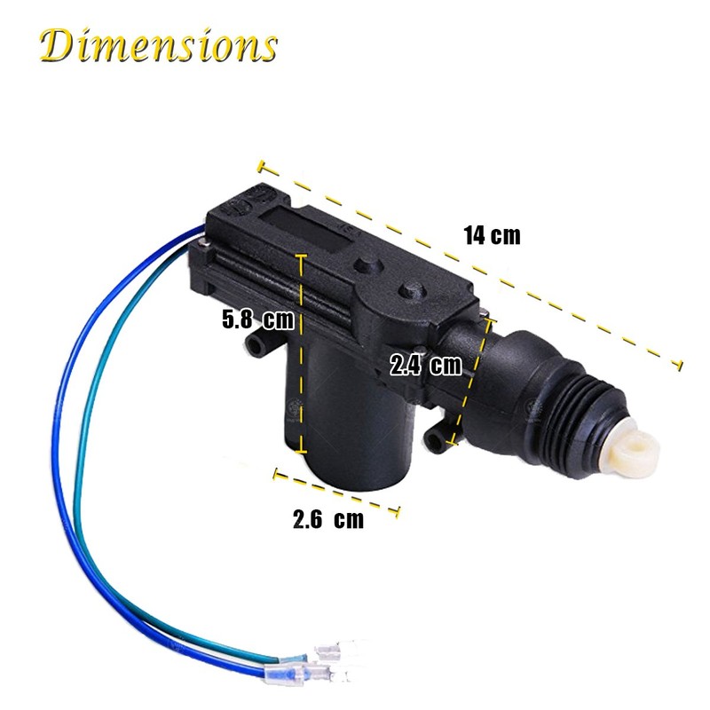 VaygWay Universal Car Power Door Lock Actuators- Premium Quality Auto