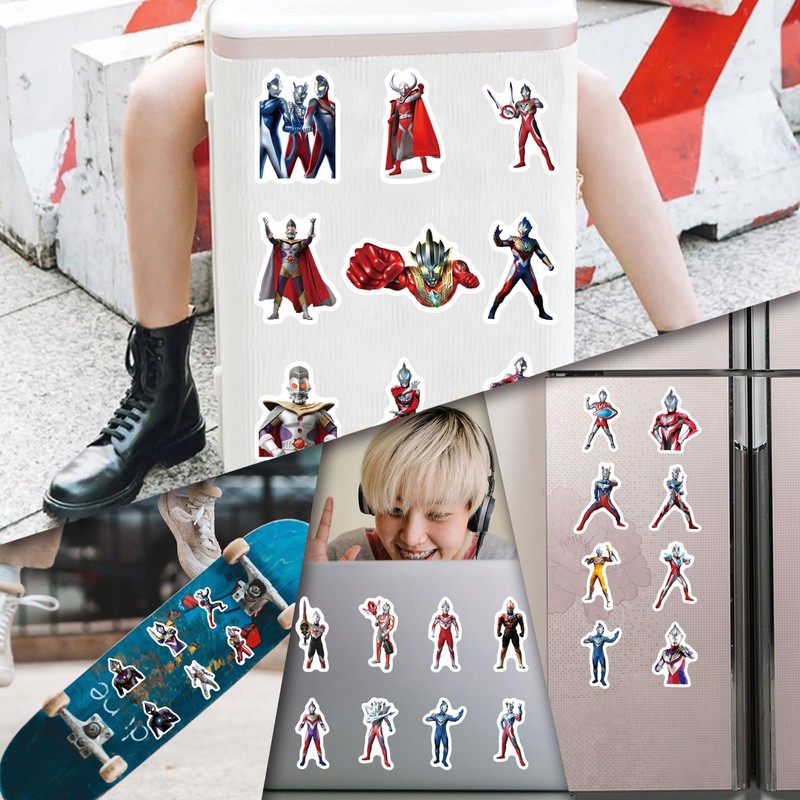 KRGNPLE 100 Pcs Anime Stickers Waterproof Sticker Notebook Notebook Cute