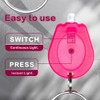 RaySoar 100 Pack Mini UV LED Keychain Flashlight, 395nm Ultraviolet