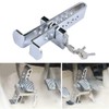 Car Pedal Lock, 8 Adjustment Hole Solid Hardened Steel Gearbox